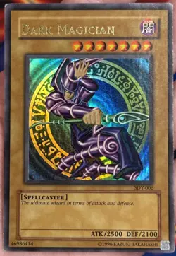 YuGiOh Dark Magician SDY-006 Ultra Rare Wavy Unlimited - Deep Waves - MP - Image 4
