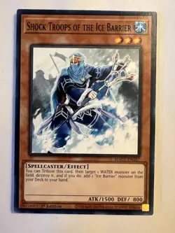 Shock Troops of the Ice Barrier - HAC1-EN037 Yugioh Hidden Arsenal 1st Ed NM - Image 1
