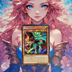 Yugioh - Royal Straight Slasher - BLCR-EN001 - SCR - 1st Ed - Near Mint - Image 1