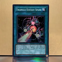 YuGiOh • Triangle Ecstasy Spark • RDS-EN039 • Super Rare 1st Edition • NM - Image 1