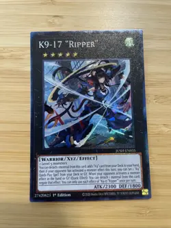 Yugioh K9-17 Izuna JUSH-EN031 Starlight Rare 1st Ed NM Lupis Ripper Collector ++ - Image 4