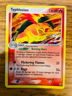 NM! Typhlosion (17/115) EX Unseen Forces Holo Rare Pokemon Card! FAST P&P! - Image 1