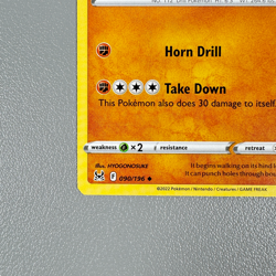 Pokemon TCG Card - Rhydon 90/196 Uncommon | 2022 Lost Origin | NM/Mint - Image 3