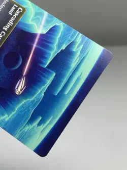 2025 Magic The Gathering EOE Cascading Cataracts Borderless Non-foil Land Card - Image 4