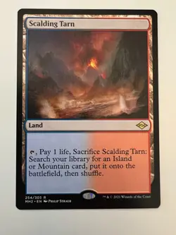 Magic the Gathering Scalding Tarn Modern Horizons 2 Regular Card - Image 1
