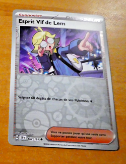 POKEMON ETINCELLES DEFERLANTES CARD REVERSE HOLO CARTE 167/191 SSP FR MINT - Image 1