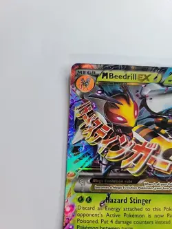 Pokemon Mega Beedrill EX Black Star Promo Holo Card XY158 - Image 4
