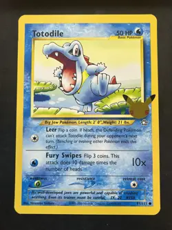 Totodile (81/111) (Jumbo Card) [First Partner Pack] Slight Crimp - Image 1