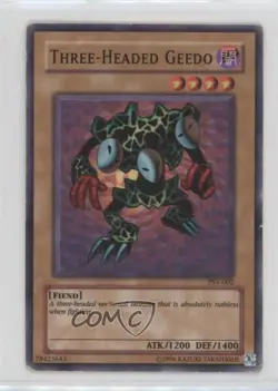 Three-Headed Geedo Unlimited YuGiOh Pharaoh's Servant #PSV-002 2002 n3t - Image 1