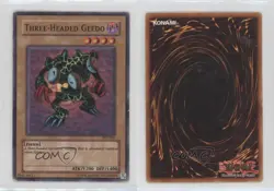 Three-Headed Geedo Unlimited YuGiOh Pharaoh's Servant #PSV-002 2002 n3t - Image 3