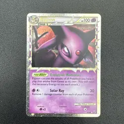 Pokemon Espeon Prime 81/90 Undaunted Holo Rare Card NM - Image 1