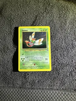 Pokemon TCG Card English Unlimited Neo Discovery Yanma 17/75 Holo Rare LP - Image 1