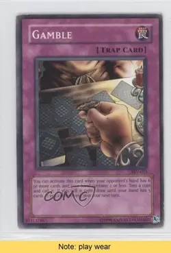 Gamble Unlimited YuGiOh Pharaoh's Servant #PSV-053 2002 READ 1a1 - Image 1