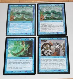 MTG Lot 2x Giant Oyster, Thalakos Drifters, Ovinomancer Rare Blue Creature - Image 1