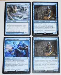 MTG Lot 2x Chief Engineer, Hoverguard Sweepers, Vedalken Humiliator Rare Blue - Image 2