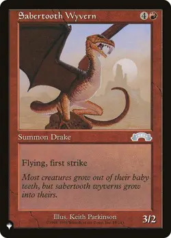 Sabertooth Wyvern - 99/143 / English / Near Mint MTG - Image 1