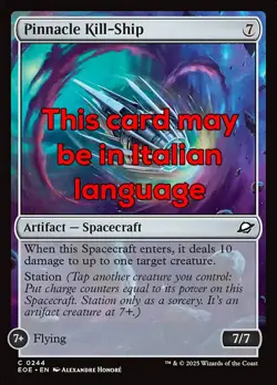 MTG PINNACLE KILL-SHIP FOIL EXC - STERMINAVE DEL VERTICE 244 - EOE - MAGIC - Image 1