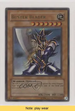 Buster Blader Unlimited YuGiOh Pharaoh's Servant #PSV-050 2002 READ u3f - Image 1