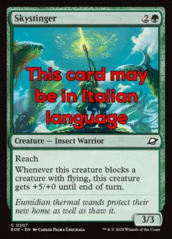 MTG SKYSTINGER FOIL EXC - PUNGICIELO 207 - EOE - MAGIC - Image 1