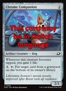 MTG CHROME COMPANION FOIL EXC - COMPAGNO CROMATO 236 - EOE - MAGIC - Image 1