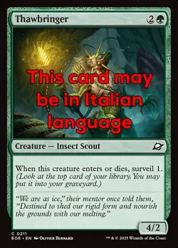 MTG THAWBRINGER FOIL EXC - DISGELATORE 211 - EOE - MAGIC - Image 1