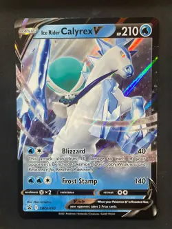 JUMBO Oversized Pokemon Ice & Shadow Rider Calyrex V SWSH130 Sword & Shield - Image 4