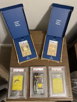 Pokemon Celebrations UPC PSA 10: Charizard & Pikachu, Gold Promos and Booster! - Image 1