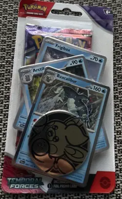 Pokemon Temporal Forces Checklane Blister Packs (Baxcalibur) - Image 1