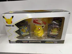 Pokemon Celebrations Premium Figure Collection Pikachu VMAX Box Factory Sealed - Image 1