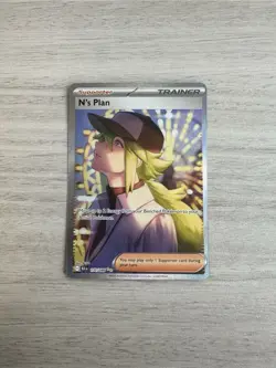 N's Plan SAR 170/086 SV11B Black Bolt English Pokemon TCG 2025 NM Or Better - Image 1