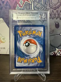 2016 POKEMON XY BLACK STAR PROMO XY122 FA BLASTOISE EX RED & BLUE COLL BGS 9 - Image 2