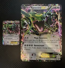 Pokemon TCG Rayquaza EX XY66 Jumbo And Normal - Image 1