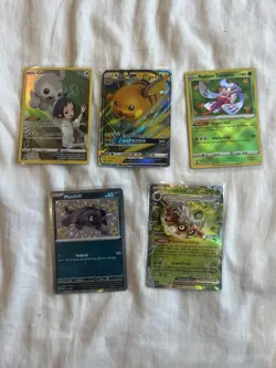 Pokemon TCG Bundle x5 Cards - Trainer Gallery, Raichu GX, Holos, Radiant - Image 1