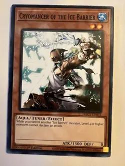 Cryomancer of the Ice Barrier - HAC1-EN031 Yugioh Hidden Arsenal 1st Edition NM - Image 1