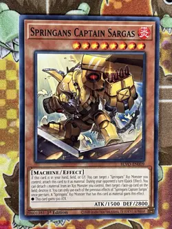 Yugioh Springans Captain Sargas BLVO-EN009 Single - Image 1