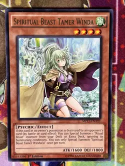 Yugioh Spiritual Beast Tamer Winda MP17-EN192 Single - Image 1