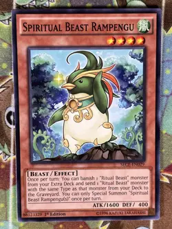 Yugioh Spiritual Beast Rampengu SECE-EN029 Single - Image 1