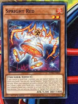 Yugioh Spright Red POTE-EN006 1st Edition Single - Image 1