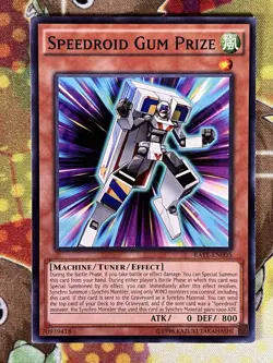 Yugioh Speedroid Gum Prize RATE-EN005 Unlimited Single - Image 1