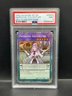 Yugioh PSA 9 MINT Patissciel Couverture DIFO-EN083 Starlight Rare 1st Ed S#4367 - Image 1