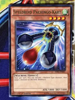 Yugioh Speedroid Panchingo-Kart SHVI-EN007 1st Edition Single - Image 1