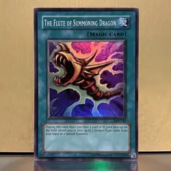 YuGiOh • The Flute of Summoning Dragon • SDK-042 • Holo Super Rare • NM - Image 1