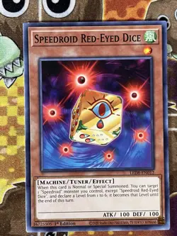 Yugioh Speedroid Red-Eyed Dice LED8-EN012 Single - Image 1