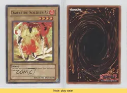 Darkfire Soldier #2 Unlimited YuGiOh Pharaoh's Servant #PSV-045 2002 READ 1a1 - Image 3