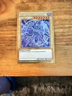 Yu-Gi-Oh! Dark Magician 1st Edition Spellcaster Card - Image 1