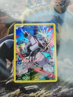 Pokemon Palkia XY XY75 Holo Black Star Promo 2015 TCG Card English Full Art - Image 1