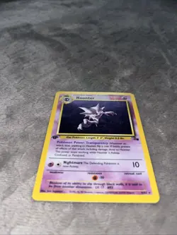 Pokemon TCG Haunter Fossil 1st Edition Holo Card 6/62 Holographic Rare - Image 4