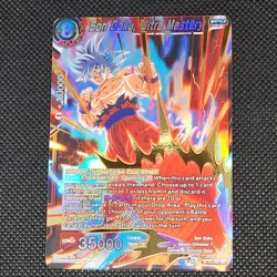Son Goku, Ultra Mastery BT16-005 SR Foil Dragon Ball Super Card Game NM - Image 1