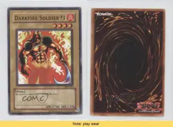 Darkfire Soldier #1 Unlimited YuGiOh Pharaoh's Servant #PSV-043 2002 READ 1a1 - Image 3