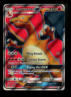 Charizard GX SM60 Black Star Promo Full Art Pokemon Card TCG - Image 1